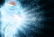 blue rainbows pegasus ponies rainbow dash element cutie mark my little pony friendship is magic  Art HD Wallpaper